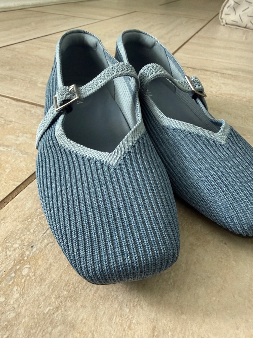 VIVAIA Margot Square Toe Mary Jane Ribbed Knit - Picture 5 of 15